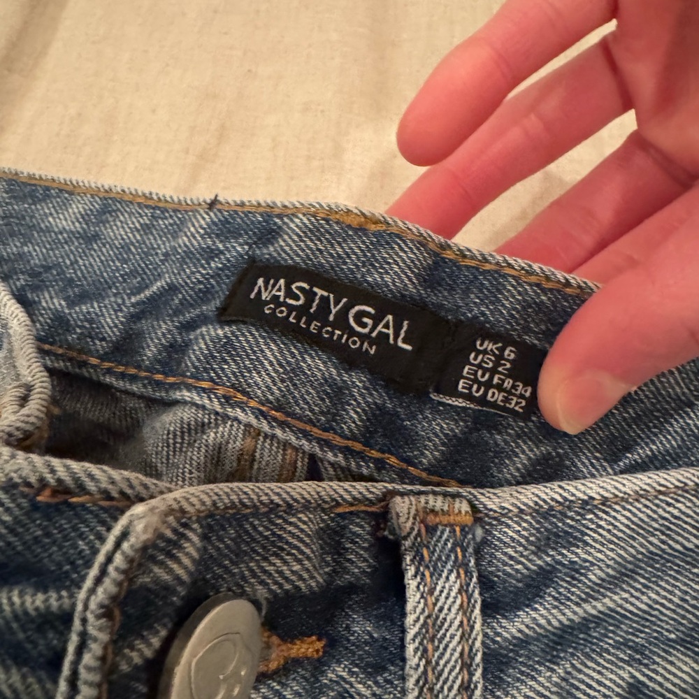 NWTs Nasty Gal Light Blue Denim - Picture 3 of 4